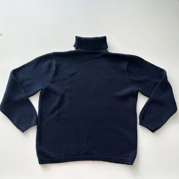 Liz Claiborne American Flag Turtleneck Sweater - Picture 2 of 6